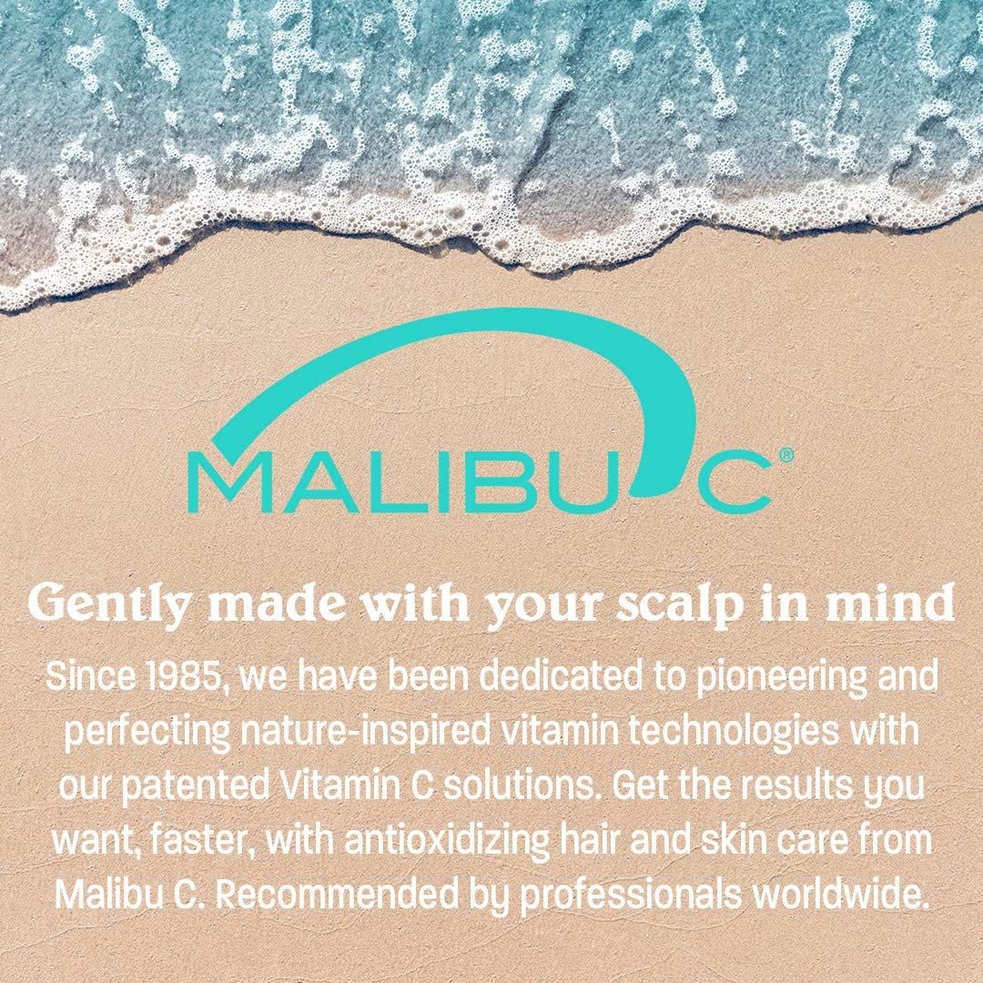 Tan Malibu C Un-Do-Goo Shampoo & Replenish Hair Masque Duo - Clarifying Shampoo & Deep Conditioning Hair Mask to Eliminate Product Build Up - Shine Restoring, Moisturizing Hair Care (33.8 oz)