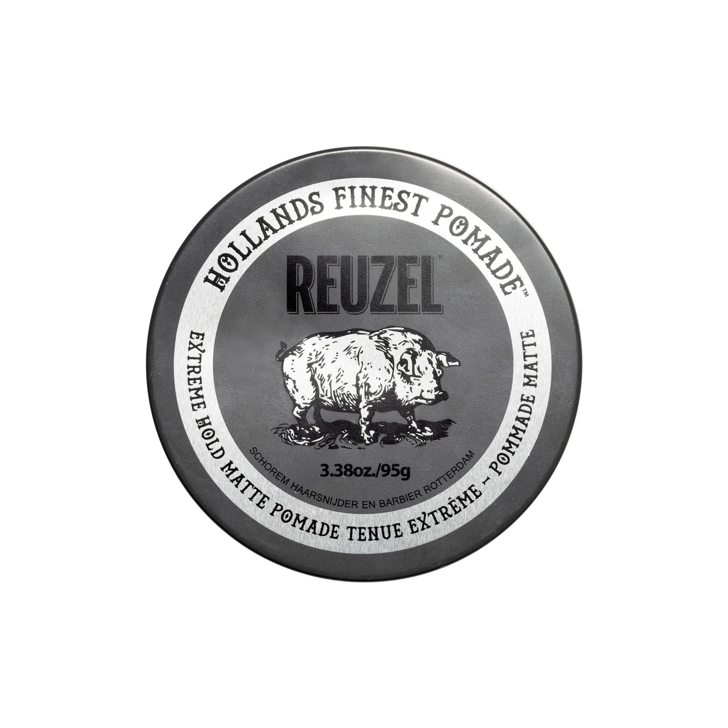 White Smoke REUZEL Extreme Hold Matte Pomade, Strongest All Day Hold, Water Soluble Styling, Matte Finish & Flake Free, Easy To Wash Out, For All Hair Types