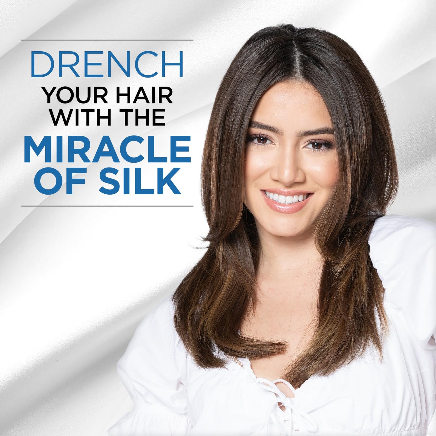 White Smoke BioSilk Hydrating Therapy Pure Moisture, Leave-In Hair Spray for Frizz Control & Hydration, Adds Shine, Replenishes Hair Moisture, Sulfate-Free, Paraben-Free, Cruelty-Free, 7 Oz