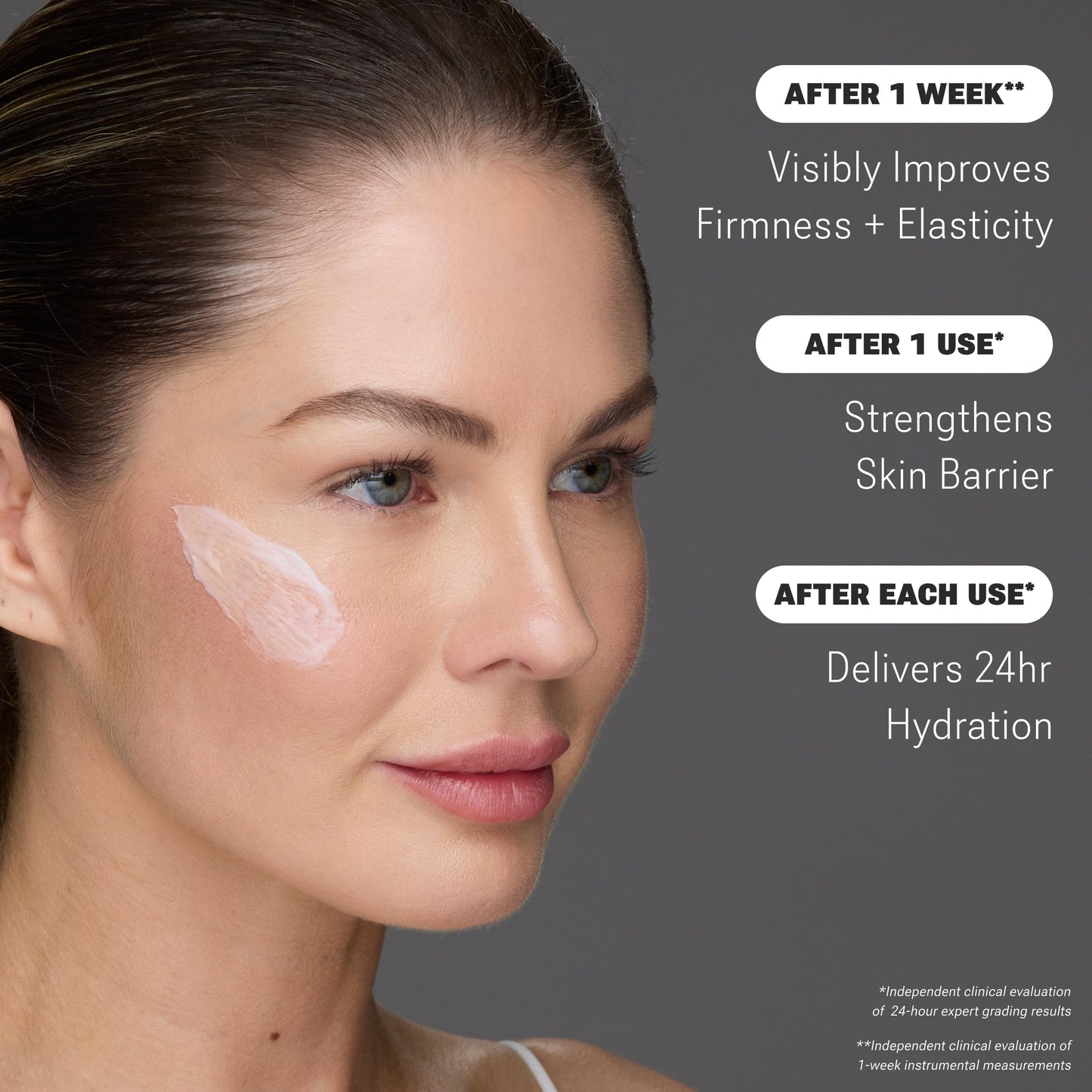 Dim Gray NULASTIN Dermal Rejuvenating Face Moisturizer for Women with Elastin, Peptides & Ceramides - Firming, Anti Aging Barrier Repair Cream for Dry, Mature Skin - Vegan, Silicone Free, 1.7 Fl Oz