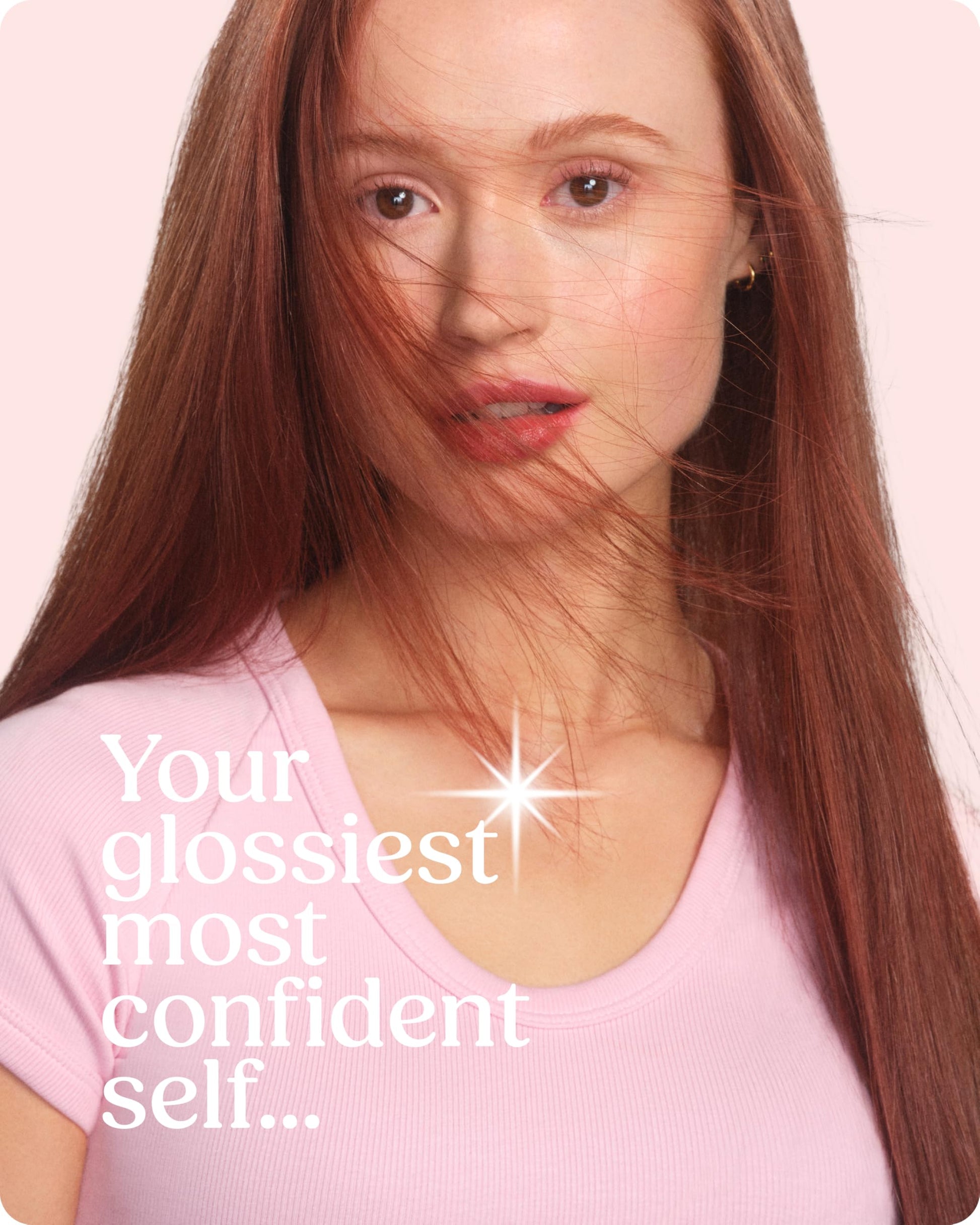 Misty Rose Glaze Color Conditioning Gloss - Tinted Moisturizer for Brown or Red Hair, Boosts Color and Shine, Repairs Damage - Auburn Spice, 6.4 oz