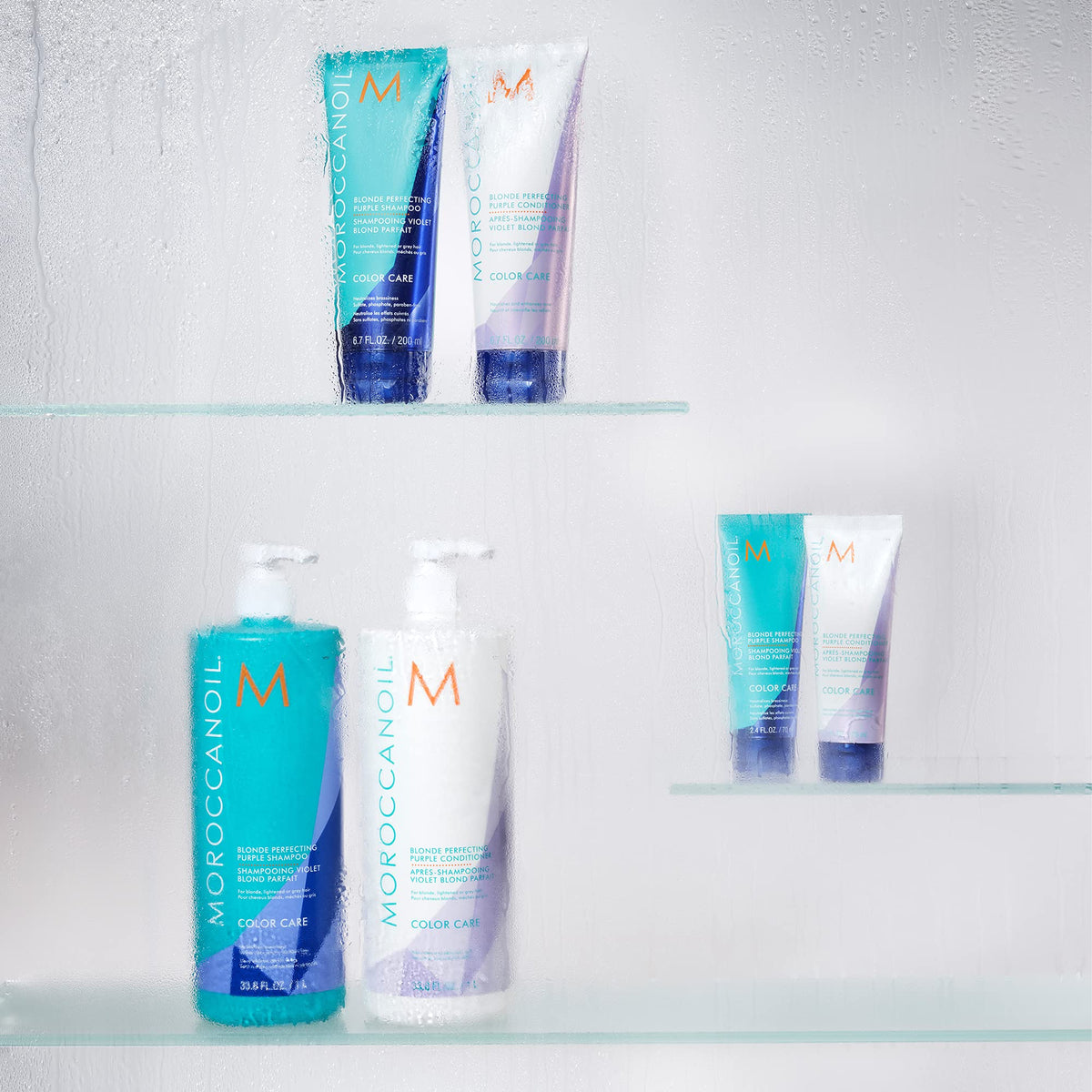Light Gray Moroccanoil Blonde Perfecting Purple Conditioner, 2.4 Fl Oz