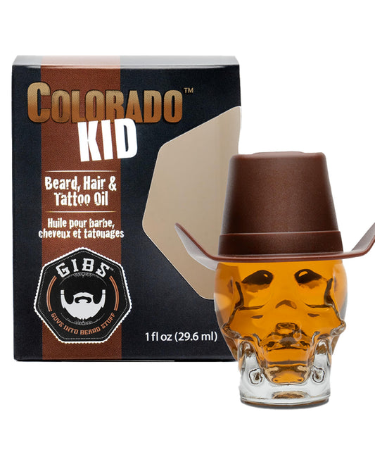 White Smoke GIBS Grooming Colorado Kid Hair, Beard & Tattoo Oil, 1 Fl Oz