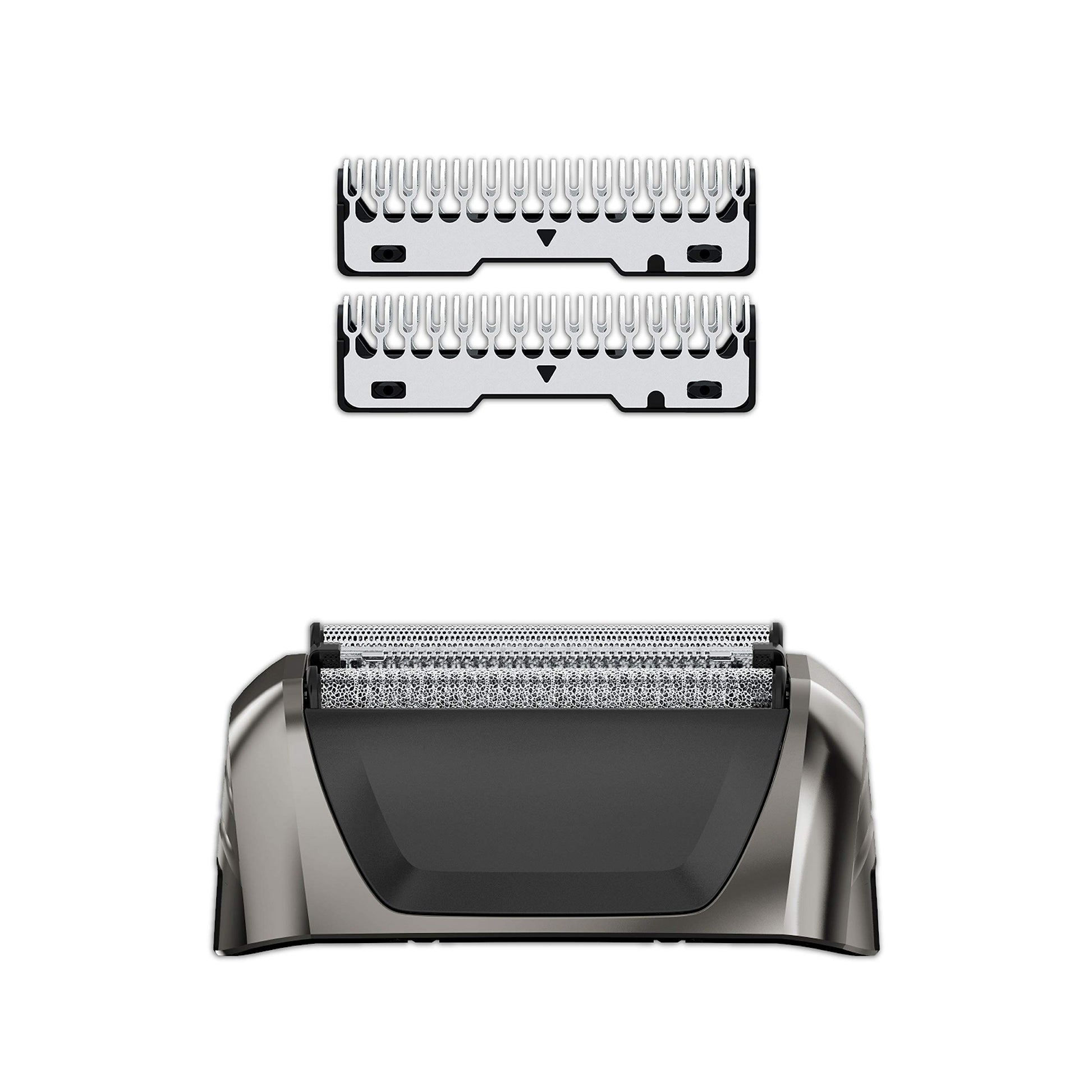 White Smoke Wahl Black Chrome Smart Shave Replacement Foils, Cutters and Head for 7061 Series - Model 7045-700
