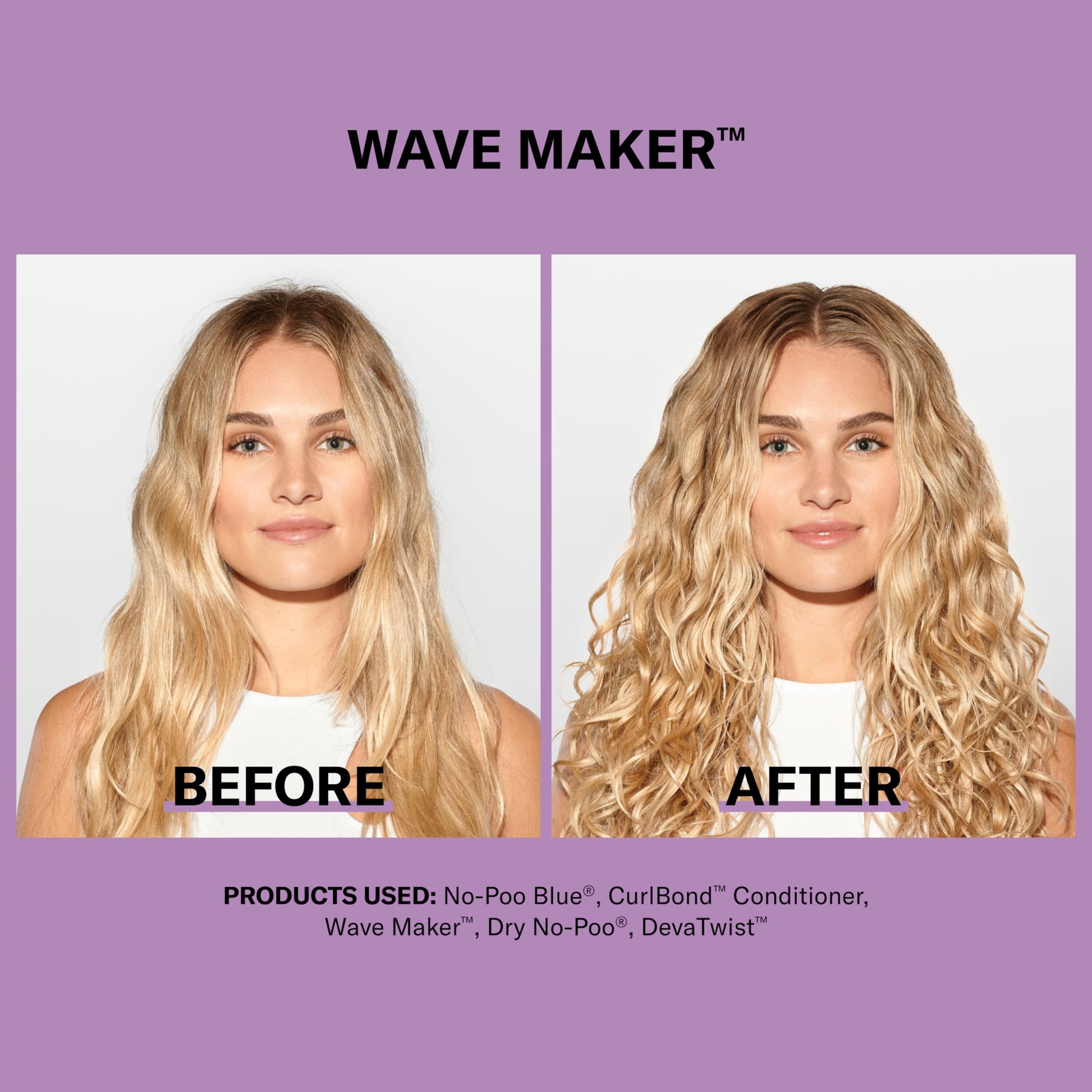 Dark Gray DevaCurl Wave Maker Lightweight Moisturizing Definer, Bright Breeze, 5 fl. oz.