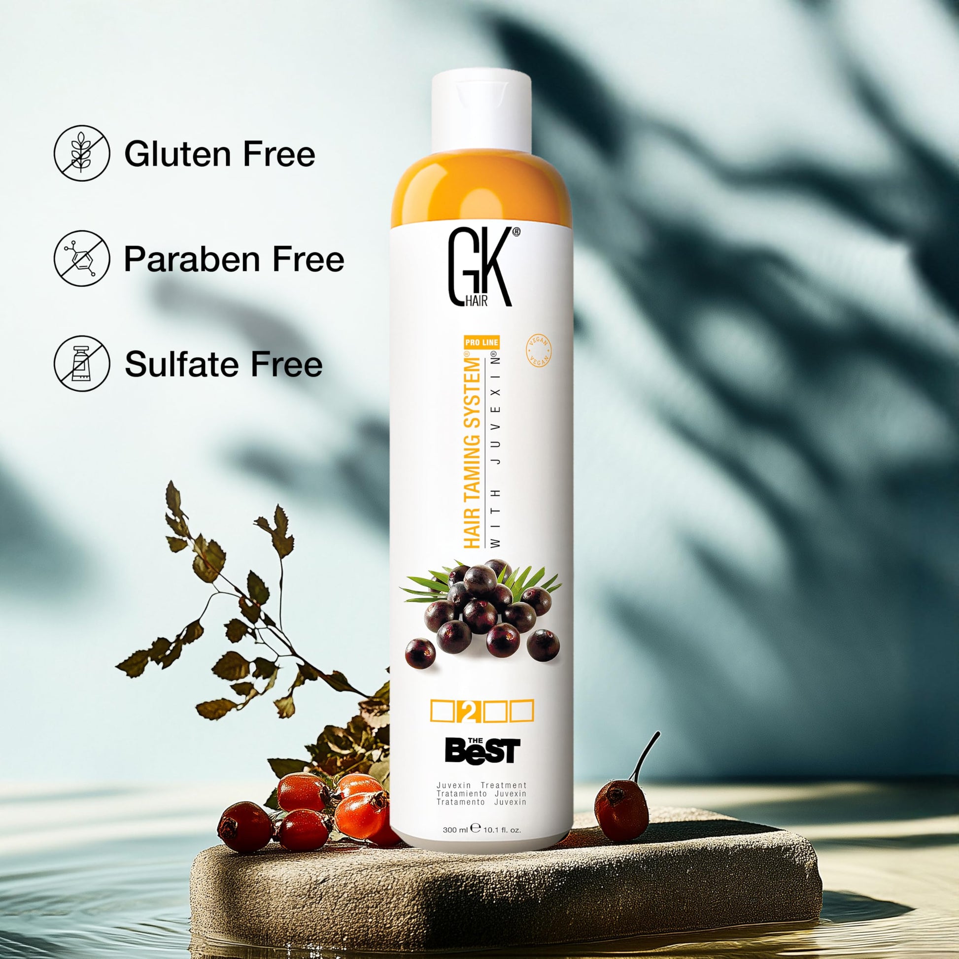 White Smoke GK HAIR Global Keratin The Best Keratin Treatments 300ml (ACAI 300ml)