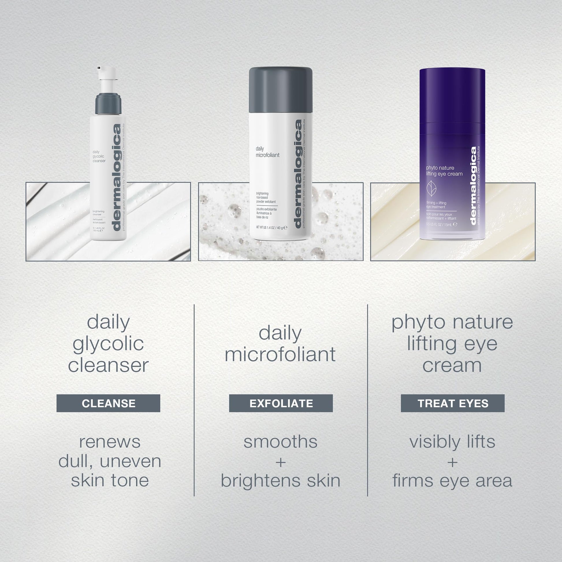 Lavender Dermalogica Your Moment of Expertise – Expert Level Skin Care Routine Set Includes 6 Products, Headband, Gua Sha, Fan Brush