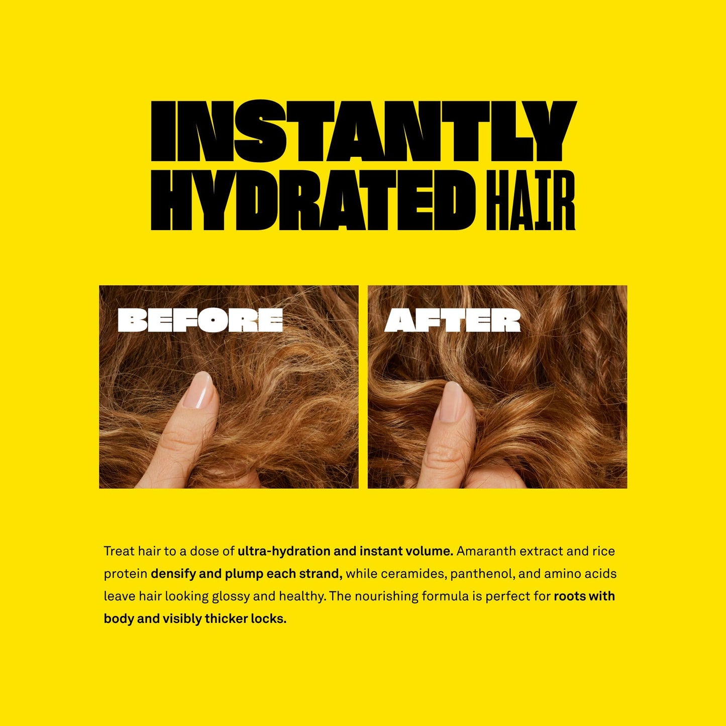 Gold BABE ORIGINAL Locks Densifying Hair Conditioner, Thinning Hair Solution, Promotes Thickness and Prevents Hair Loss, for Fuller, Thicker Hair, Cruelty Free, 13.5 fl oz