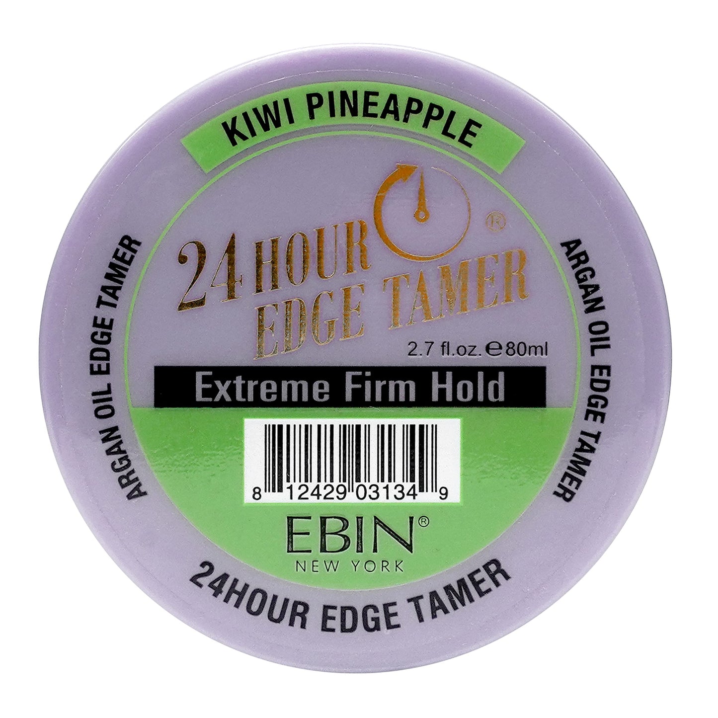 White Smoke EBIN NEW YORK 24 Hour Edge Tamer Refresh (2.7 oz, Kiwi Pineapple)