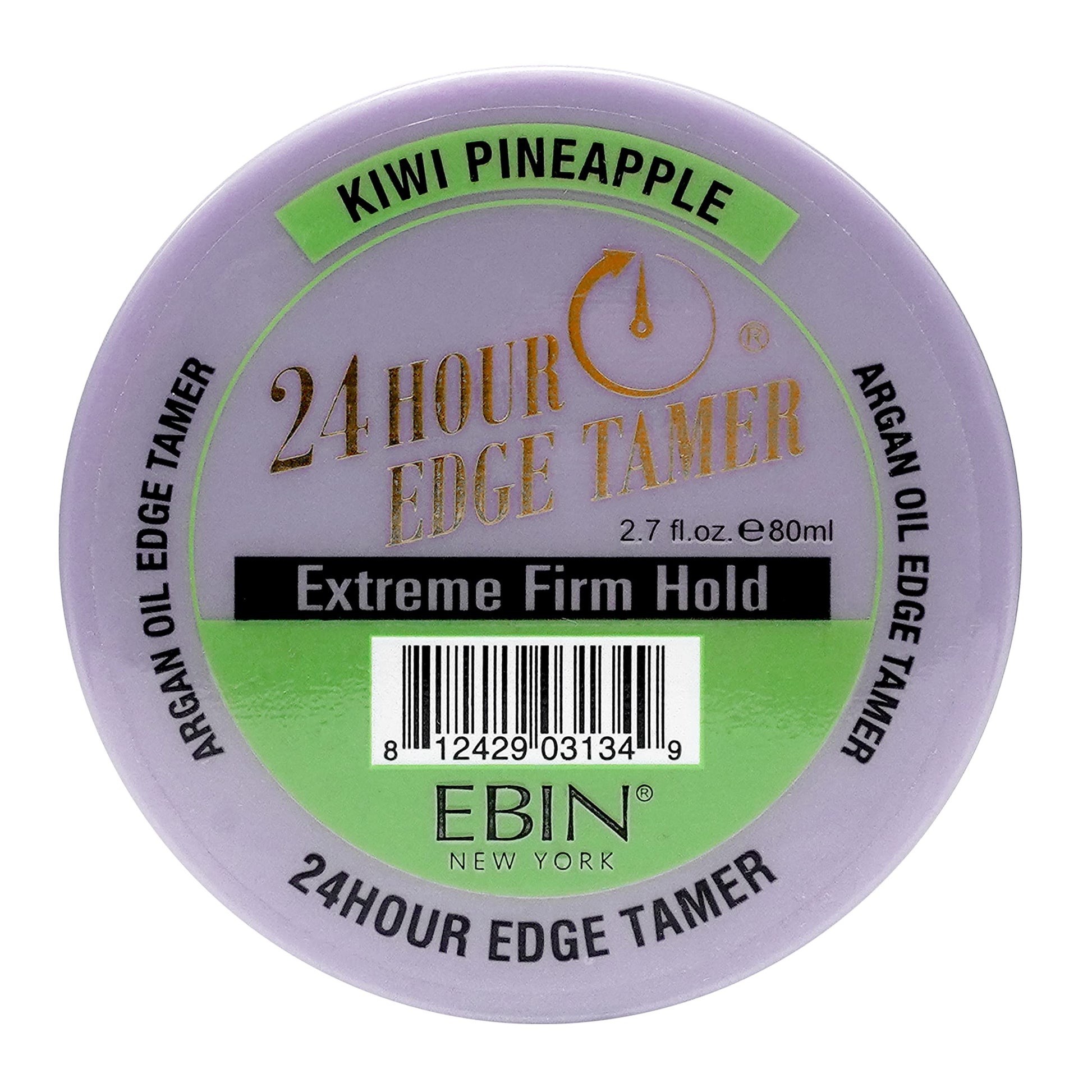 White Smoke EBIN NEW YORK 24 Hour Edge Tamer Refresh (2.7 oz, Kiwi Pineapple)