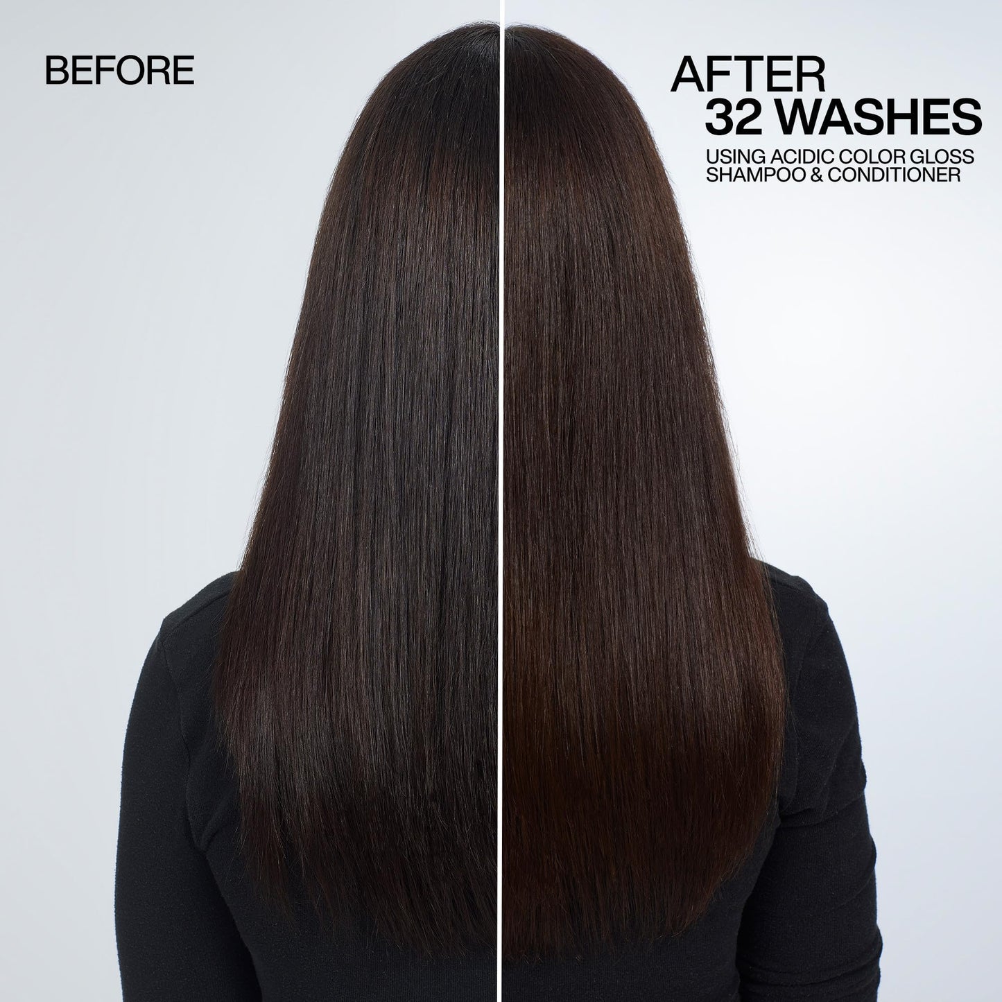 Black Redken Acidic Color Gloss Conditioner - Protects Vibrancy, Salon-Grade Hair Shine, For Color-Treated Hair, 1 Fl Oz