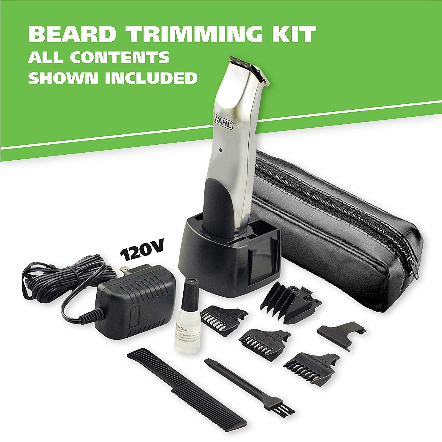 White Smoke Wahl Groomsman Beard Trimmer