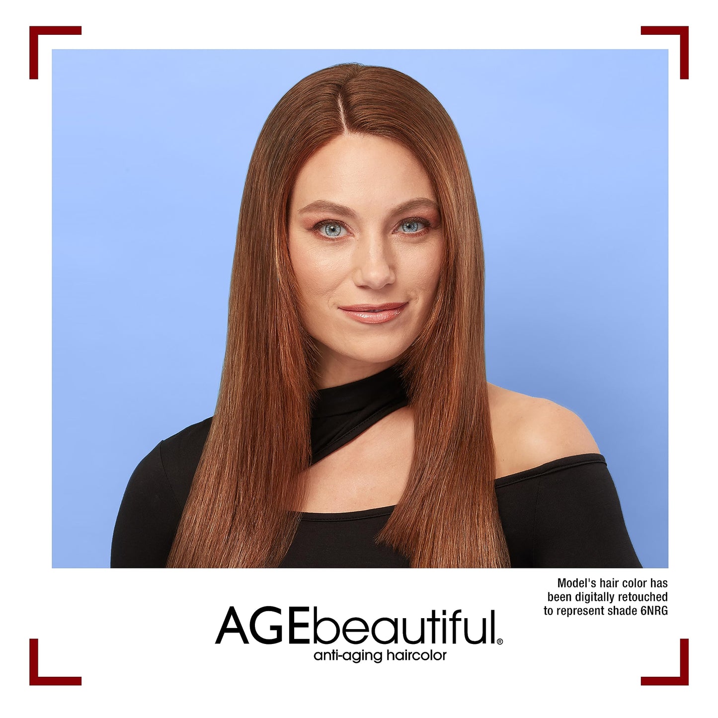 White Smoke AGE beautiful Permanent Hair Color Dye Liqui Creme | 100% Gray Coverage | Anti-Aging Haircolor | Biotin for Thicker, Fuller Hair | Professional Salon Coloring | 5NRG Medium Neutral Red Golden Brown