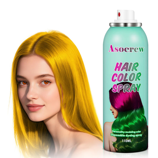White Smoke Gold Hair Spray,Hair Color Spray Dye,Blonde Temporary Hair Color Dye for Kids Women Men,Hairspray Color Pomades,Washable Color HairSpray for Party, Cosplay,Halloween,Christmas. (Gold)