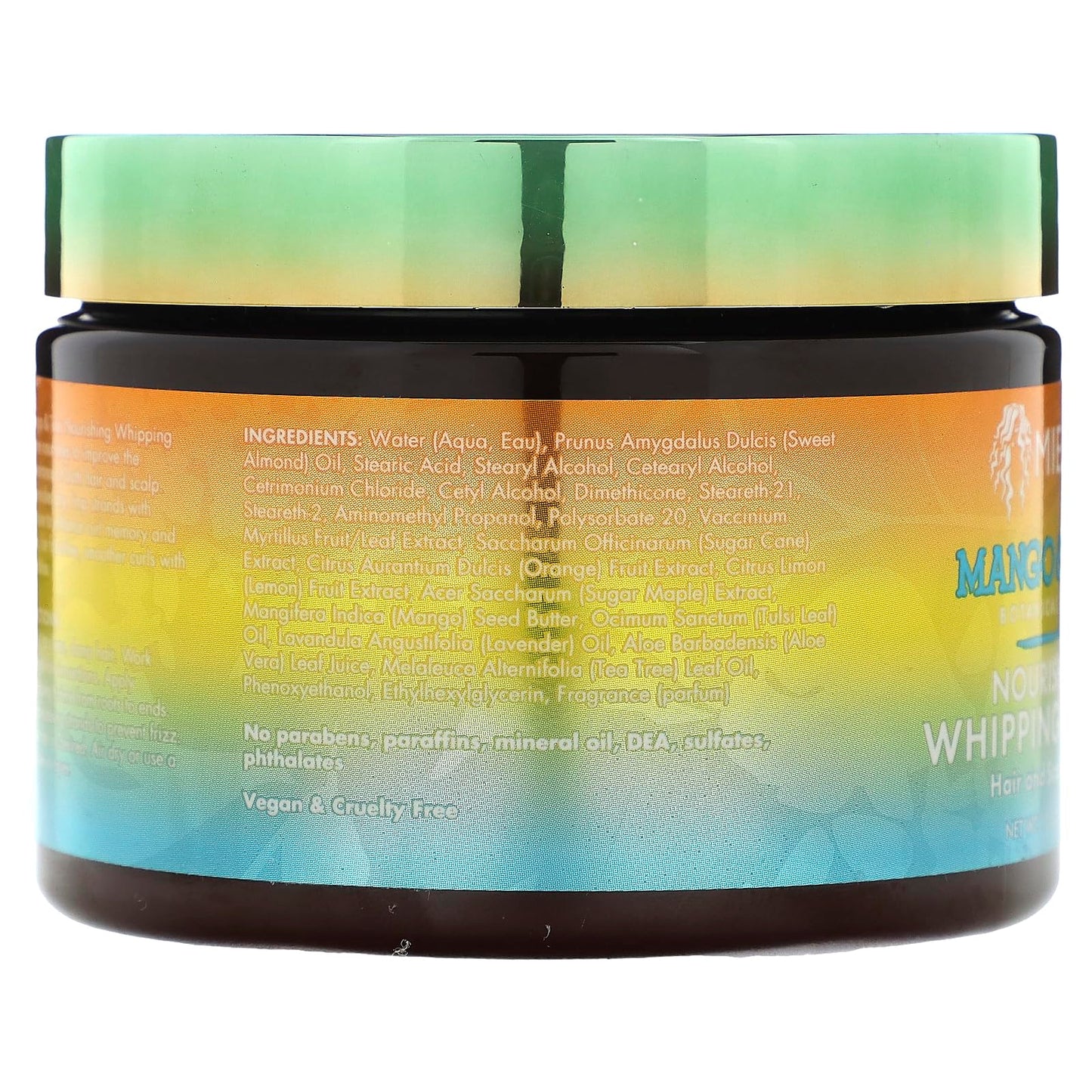 Dark Khaki Mielle Nourishing Whipping Creme Mango & Tulsi 12 Oz (Pack of 1)
