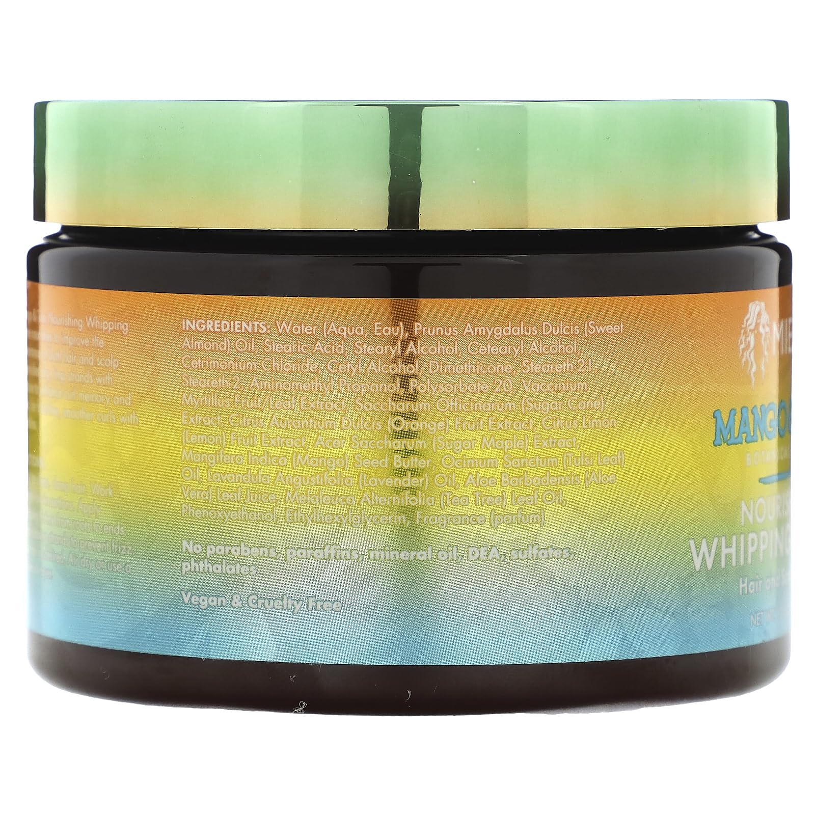 Dark Khaki Mielle Nourishing Whipping Creme Mango & Tulsi 12 Oz (Pack of 1)