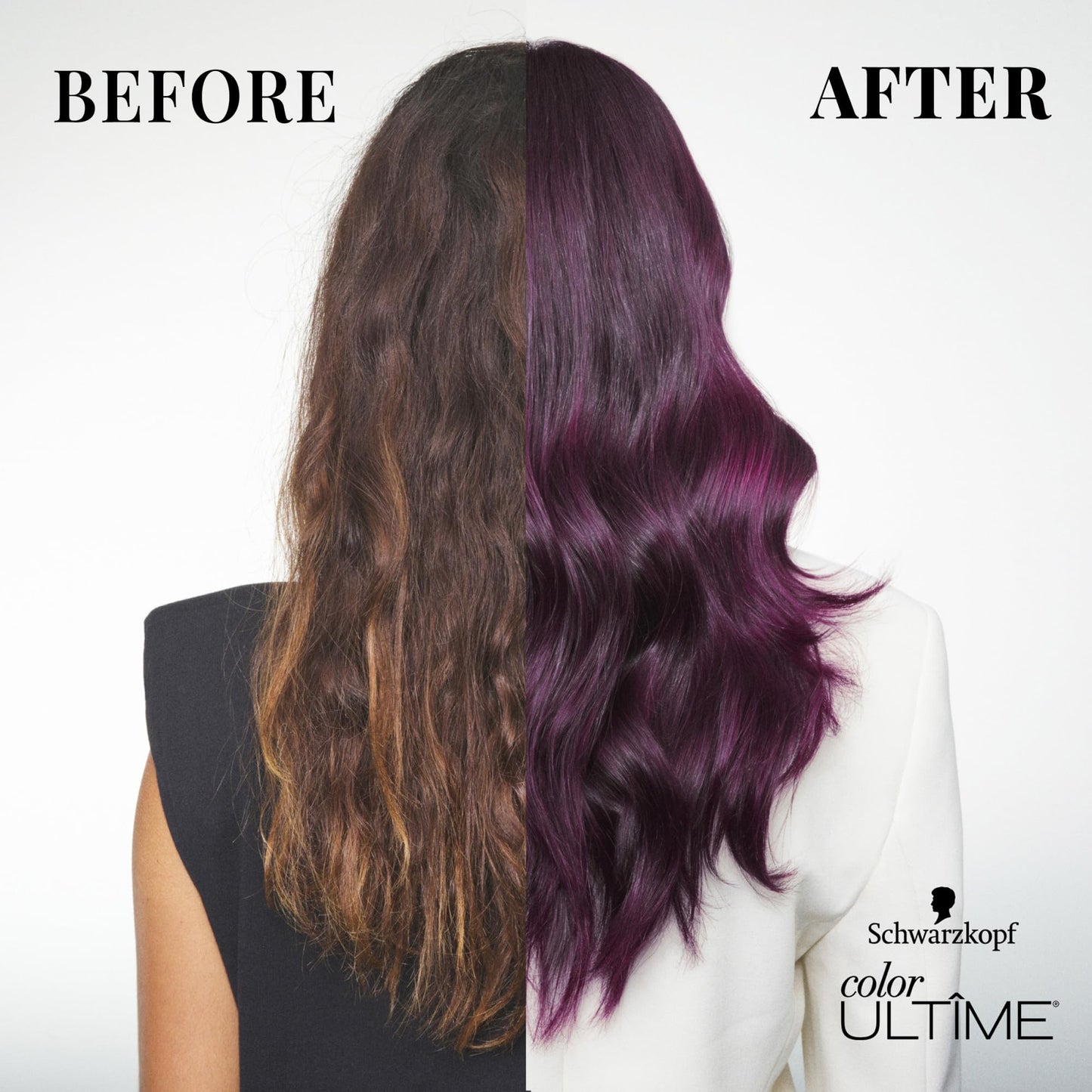 White Smoke Schwarzkopf Color Ultime 4.3 Ultra Deep Violet Hair Dye, Permanent Intense Violet with Diamond Brilliance, Fade-Resistant, Covers Grays, All Hair Textures