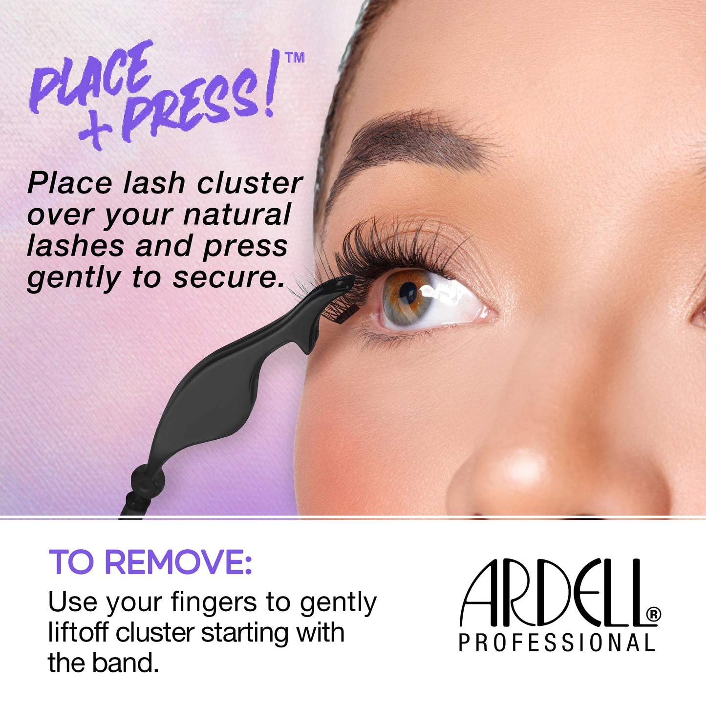 White Smoke Ardell Press On Overlash Natural 120 – Self Adhesive Lash Clusters, No Glue Needed Eyelashes Natural, Ultra-Soft Pre Glued Cluster Eyelash Extensions, 1 Pack