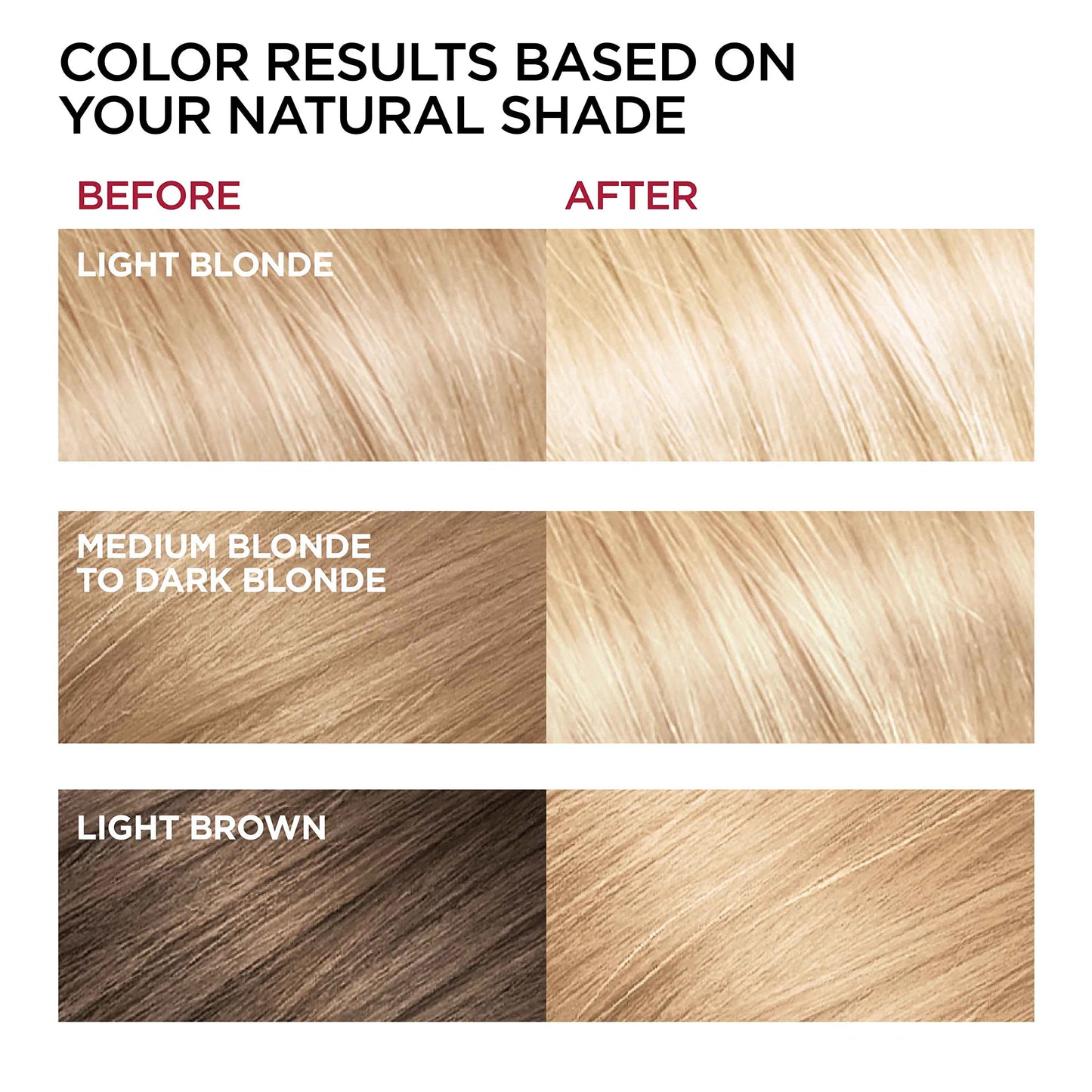 White Smoke L'Oreal Paris Superior Preference Fade-Defying + Shine Permanent Hair Color, LB02 Extra Light Natural Blonde, Pack of 1, Hair Dye