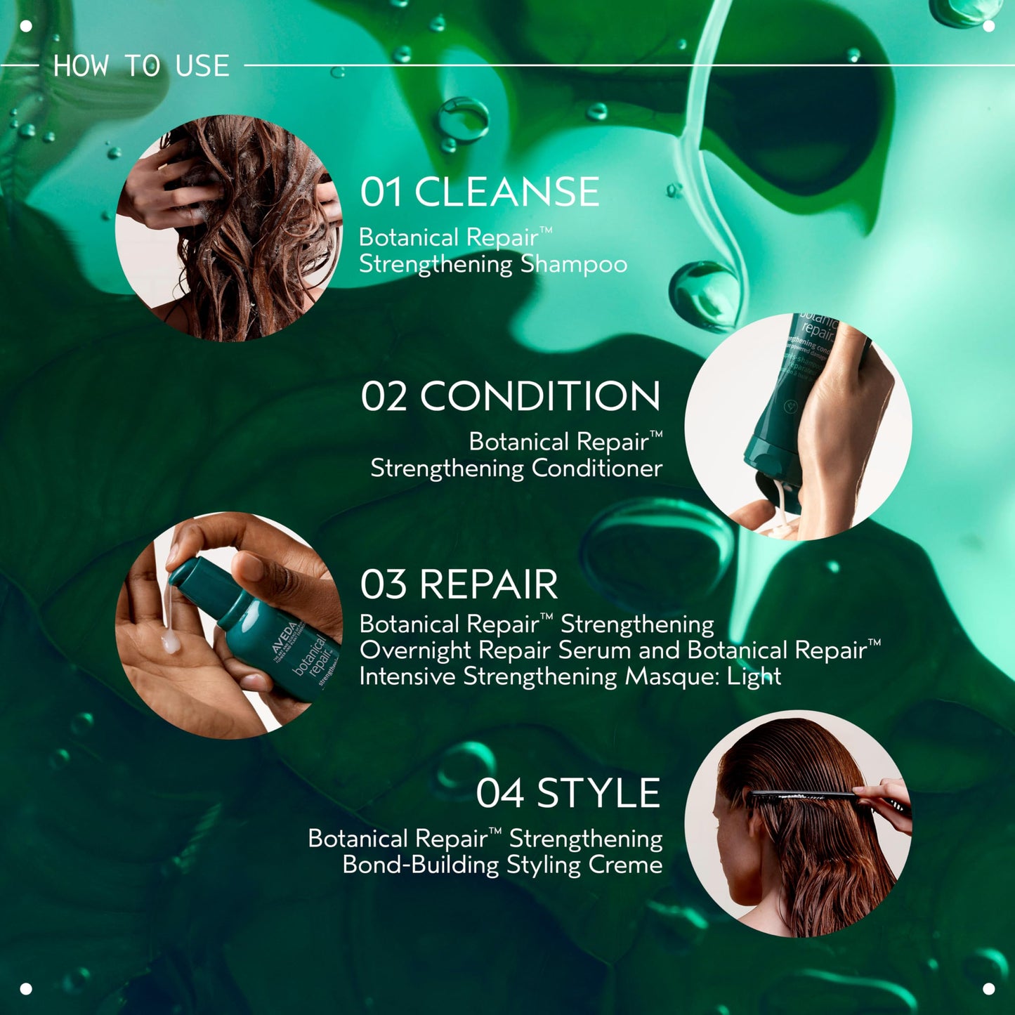 Black Aveda Botanical Repair Strengthening Conditioner | Instantly Detangles to Prevent Breakage | Strengthens & Repairs Damaged Hair | Builds Bonds | 98% Naturally Derived* | Silicone Free, 1.3 Fl Oz
