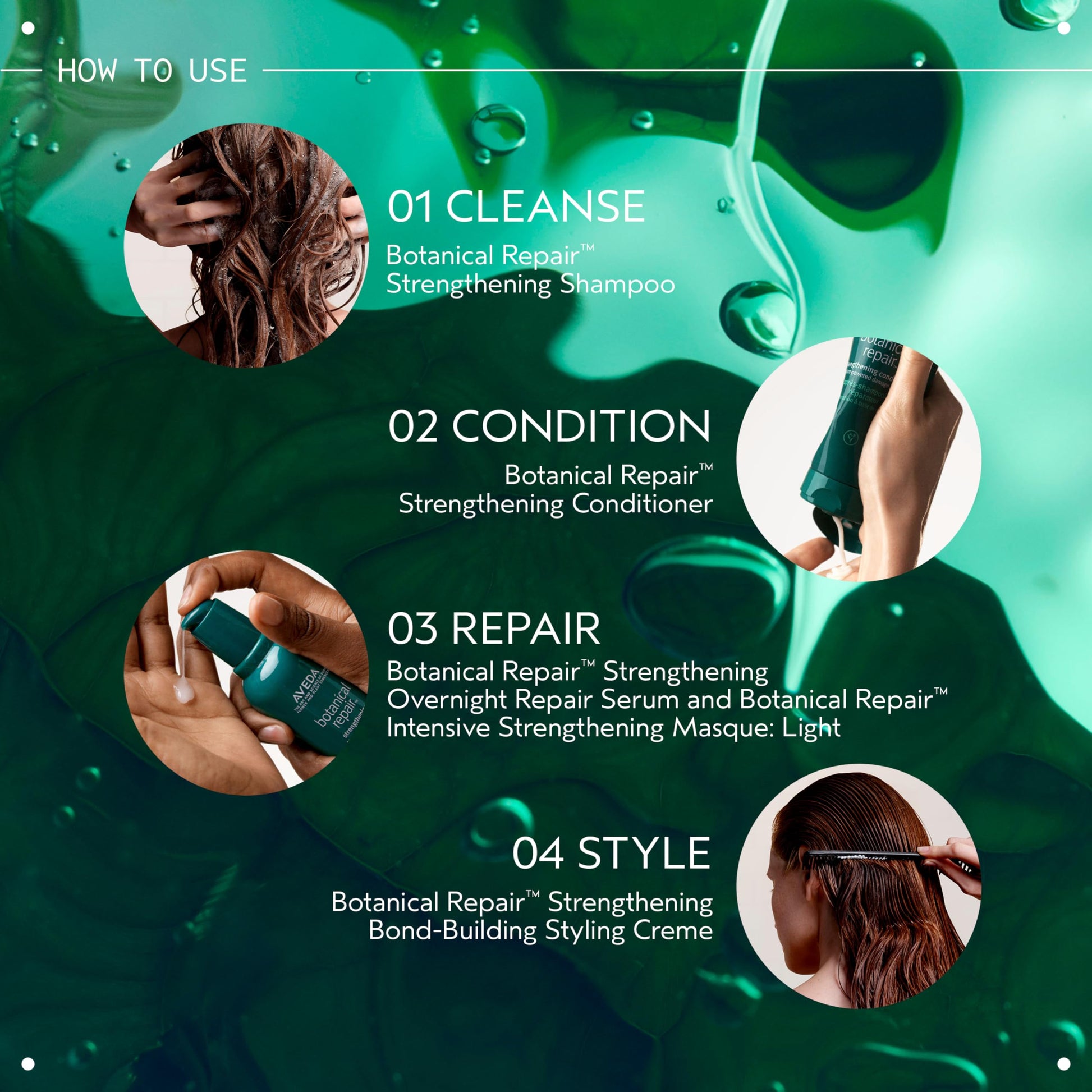 Black Aveda Botanical Repair Strengthening Conditioner | Instantly Detangles to Prevent Breakage | Strengthens & Repairs Damaged Hair | Builds Bonds | 98% Naturally Derived* | Silicone Free, 1.3 Fl Oz