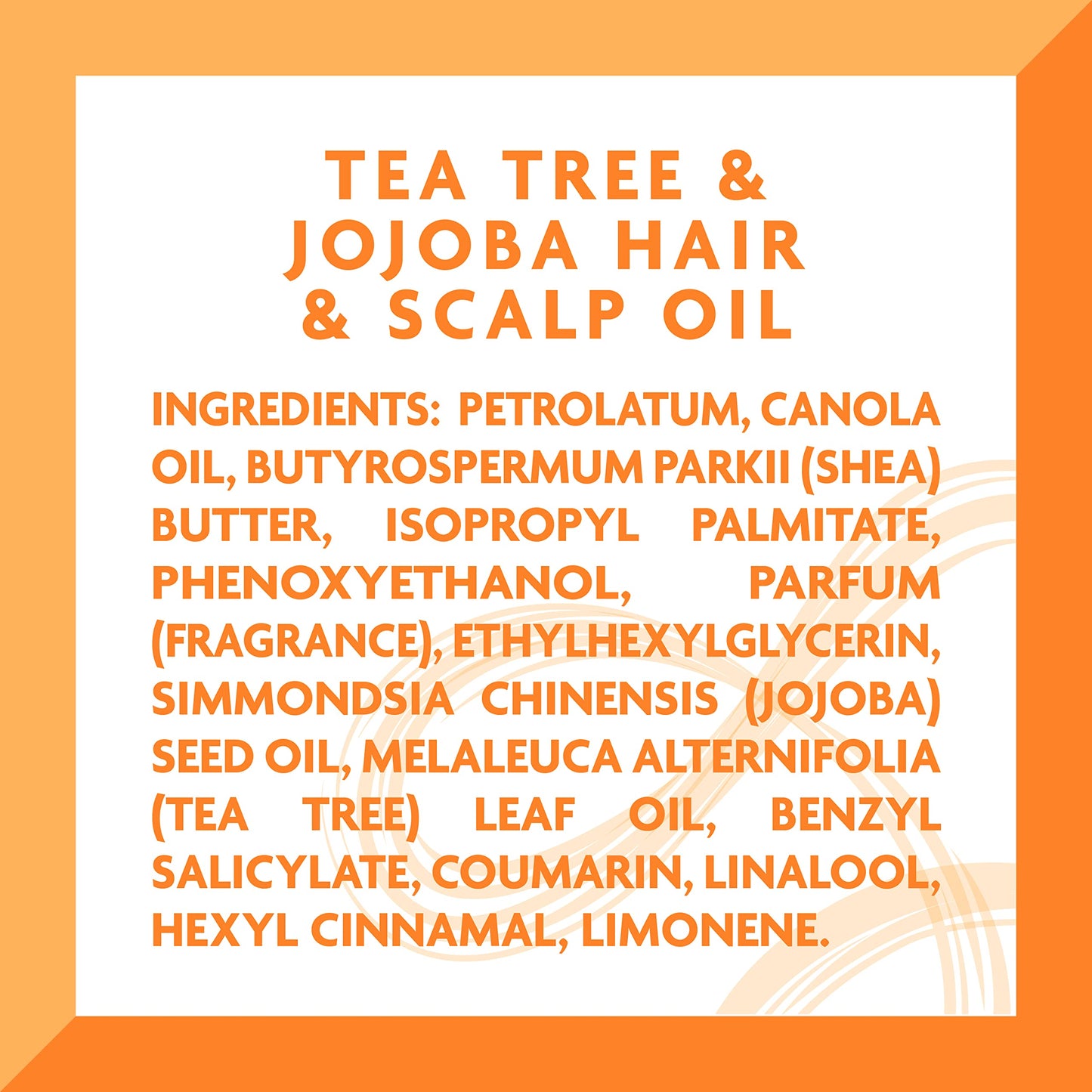White Smoke Cantu Tea Tree & Jojoba Hair & Scalp Oil with Shea Butter, 6 fl oz