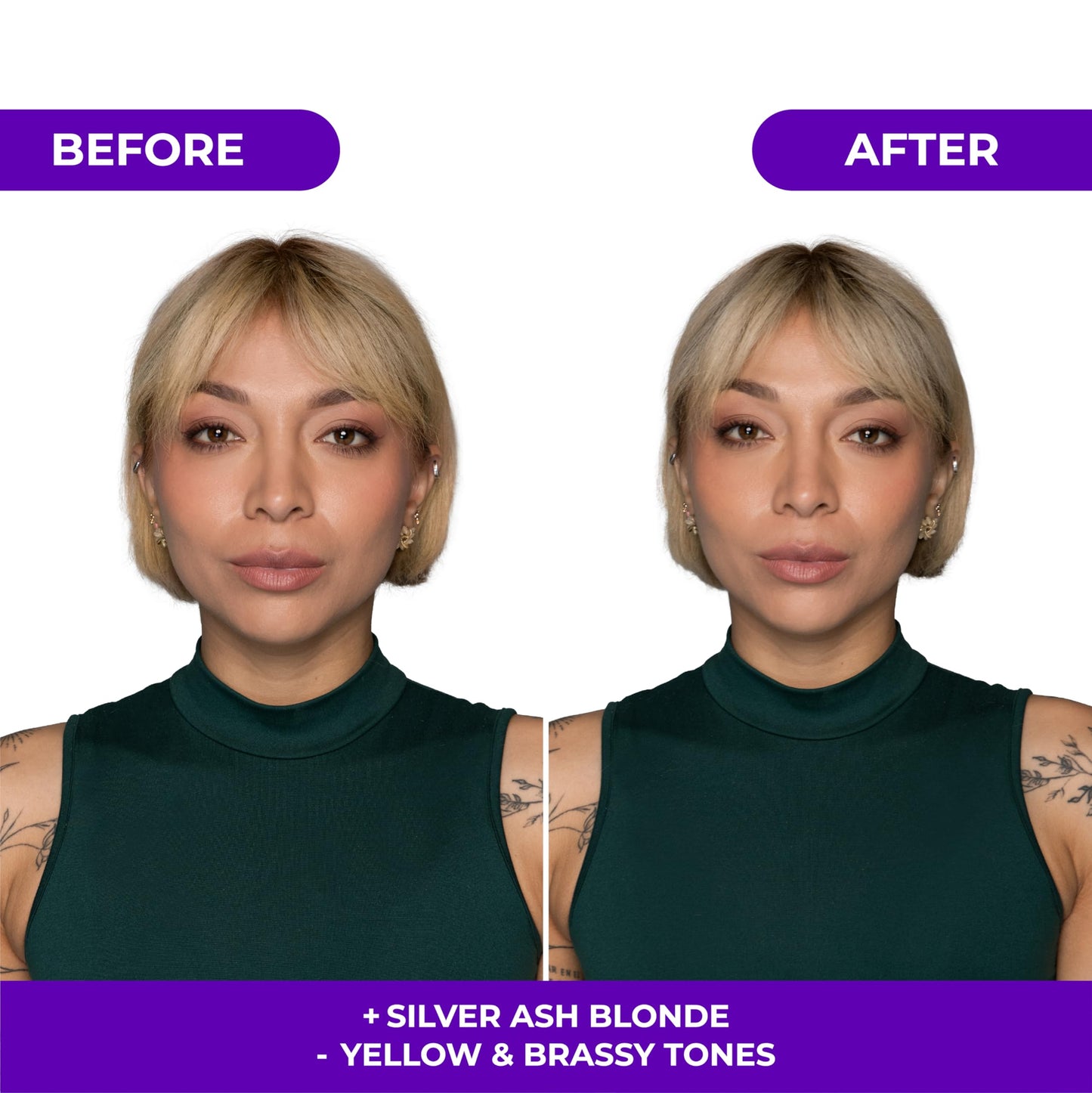 White Smoke Naissant Silver Ash Blonde Hair Blue Toning Mask | Ultra High-Purity Blue Pigments | Neutralizes Orange & Brassy Tones | Hyaluronic Acid, Collagen & Biotin | Paraben, Ammonia &Sulfate Free |10.1 Fl.Oz