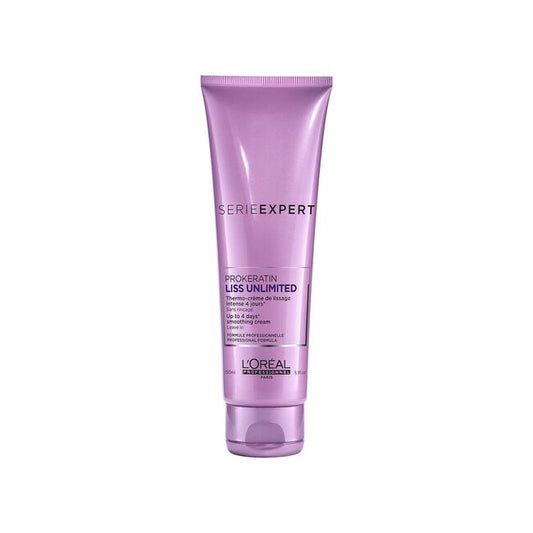 White Smoke L'Oreal Professionnel Serie Expert Liss Unlimited Smoothing Cream