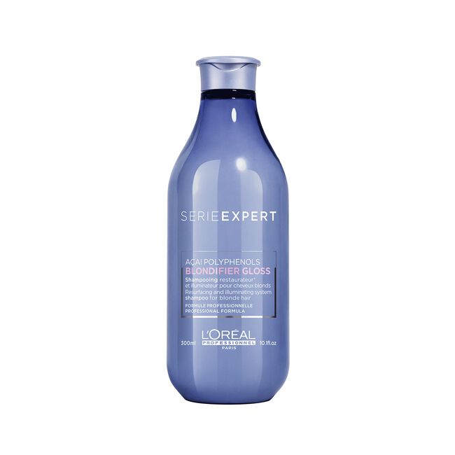 White Smoke L'Oreal Professionnel Serie Expert Blondifier Gloss Shampoo