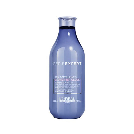 White Smoke L'Oreal Professionnel Serie Expert Blondifier Gloss Shampoo
