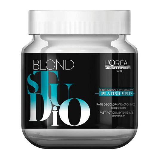 White Smoke L'Oreal Professionnel Blond Studio Platinum Plus Lightening Paste