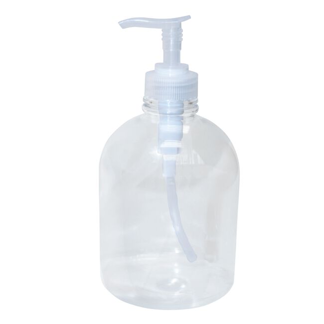 White Smoke Burmax Company Inc Soft 'n Style Lotion Dispensing Bottle with Pump - 16 oz