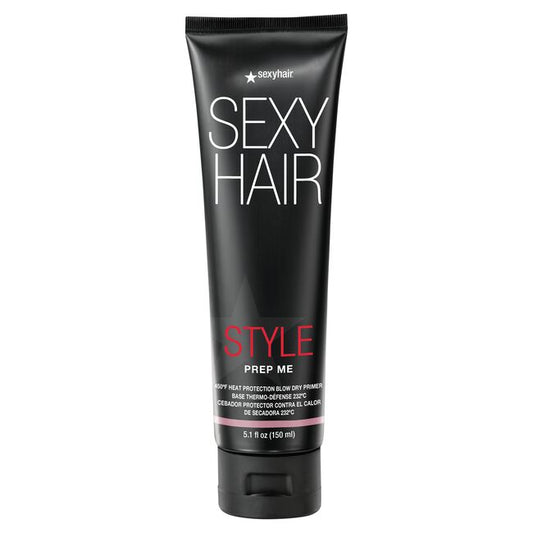 White Smoke SexyHair Prep Me 450°F Heat Protection Blow Dry Primer 5.1 fl oz