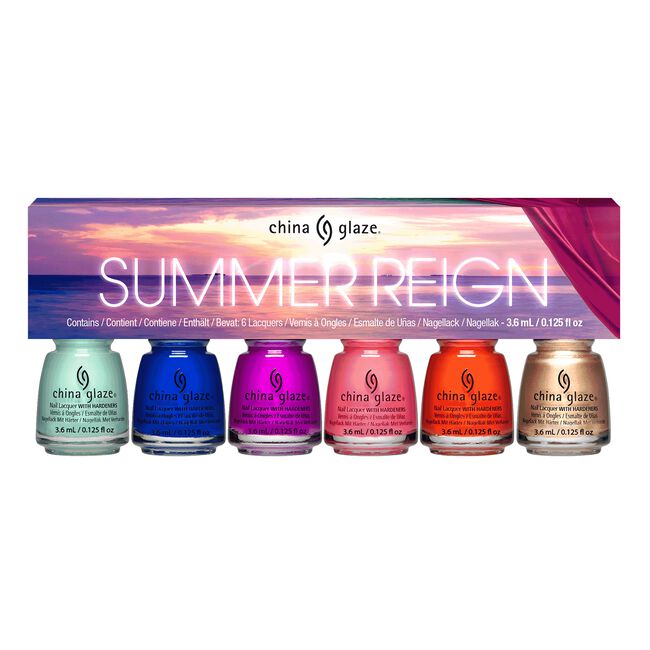 White Smoke China Glaze Summer Reign 6 Piece Minis