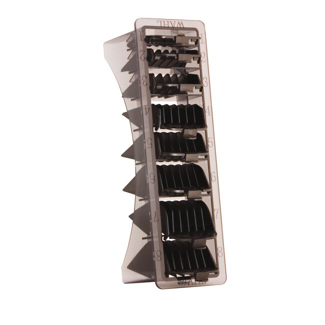 White Smoke Wahl Canada Black 8 piece Cutting Guide Set