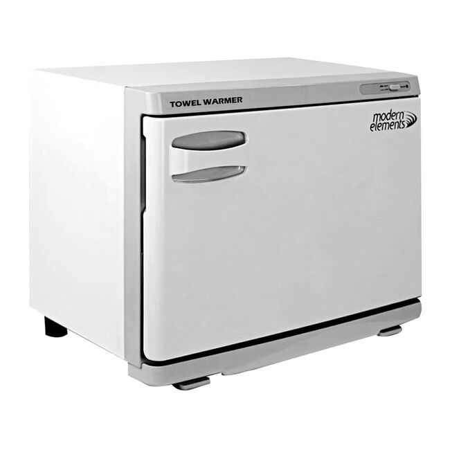 Gray Modern Elements Large Hot Towel Warmer - White