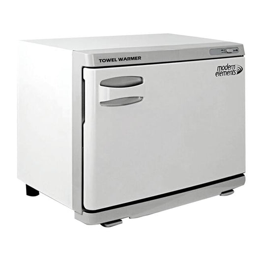 Gray Modern Elements Large Hot Towel Warmer - White