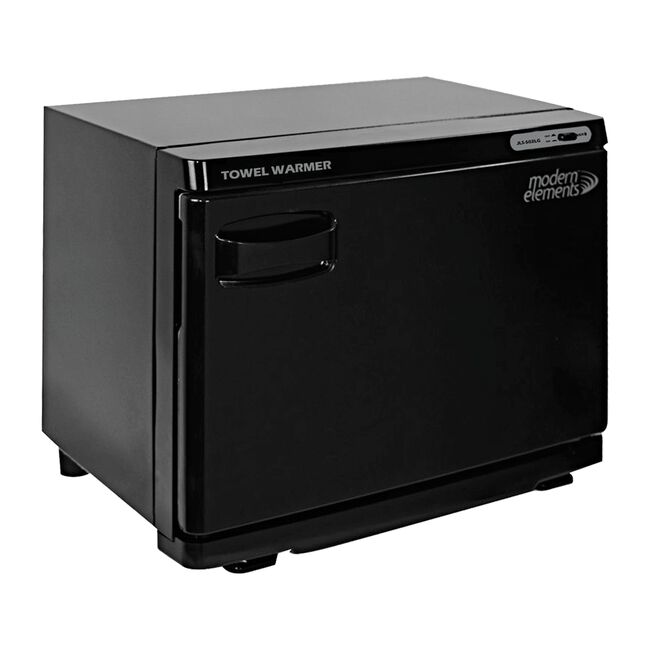 Black Modern Elements Large Hot Towel Warmer - Black