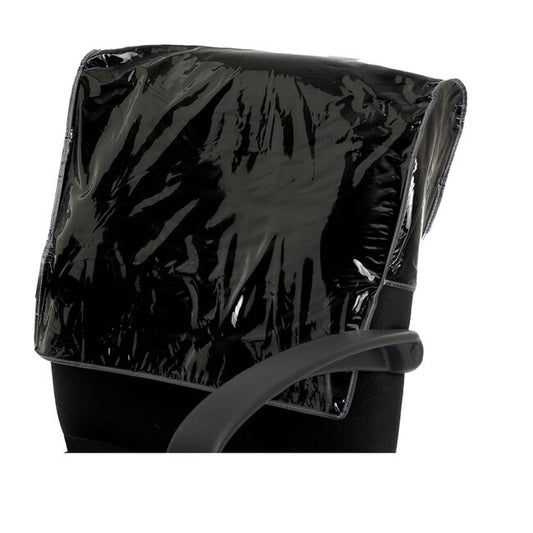 Black Colortrak Betty Dain Square, Clear Chair Back Cover
