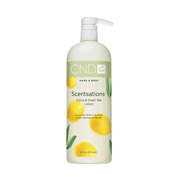 White Smoke CND Citrus & Green Tea Lotion
