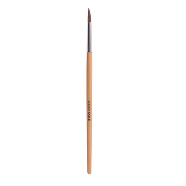 Tan Star Nail Canada Nail Brush Round Red Sable