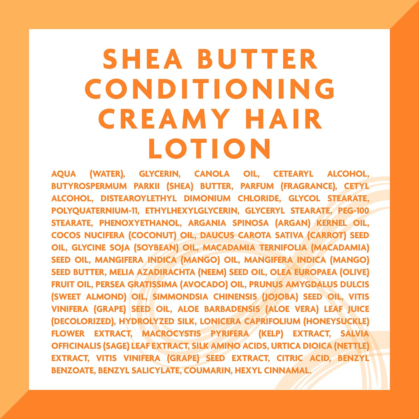 Peach Puff Cantu Conditioning Creamy Hair Lotion with Shea Butter for Natural Hair, 12 fl oz