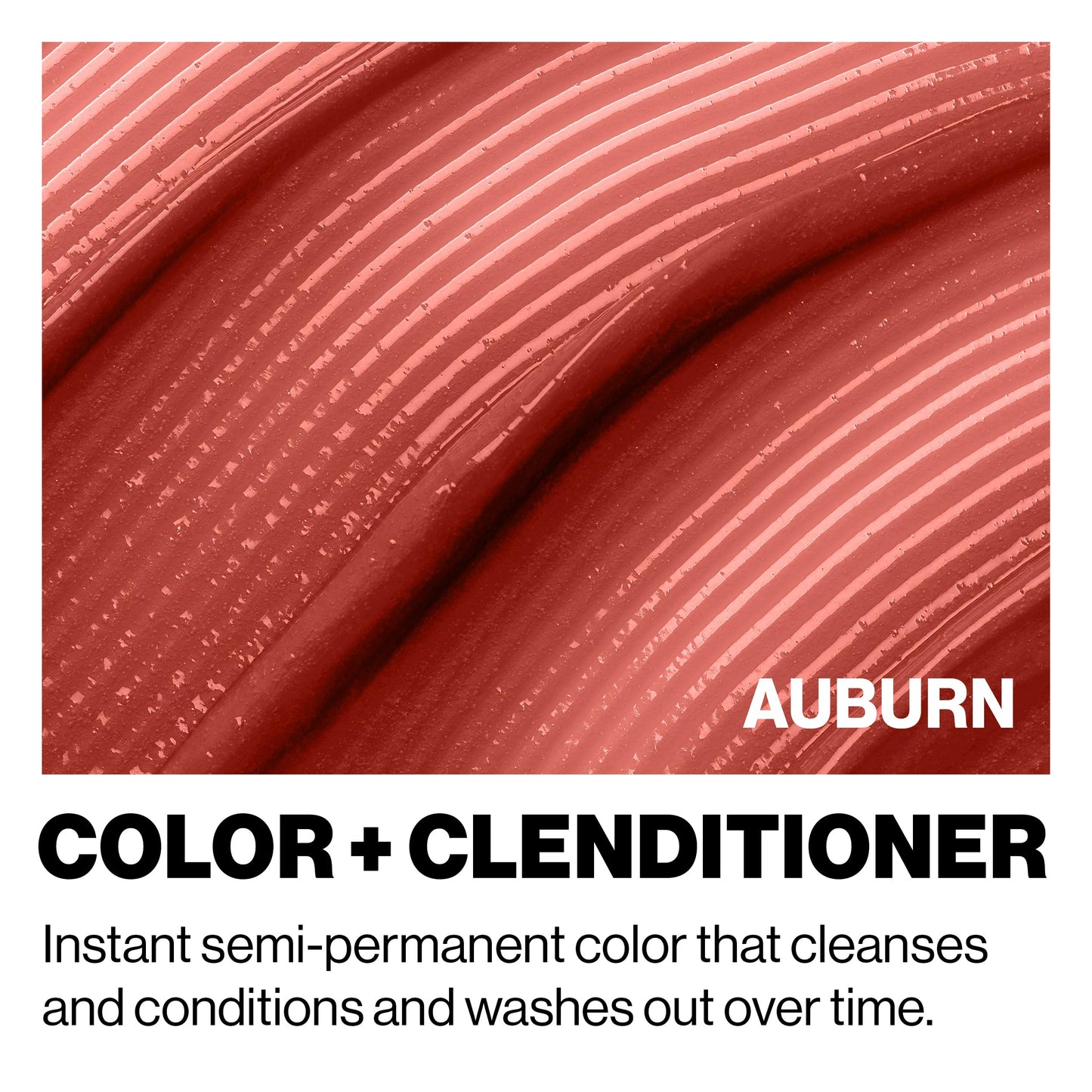 White Smoke Keracolor Color + Clenditioner 3-in-1 Color-Depositing Conditioner, Gently Cleanses & Conditions, Semi-Permanent Auburn Hair Color, 12 Fl Oz