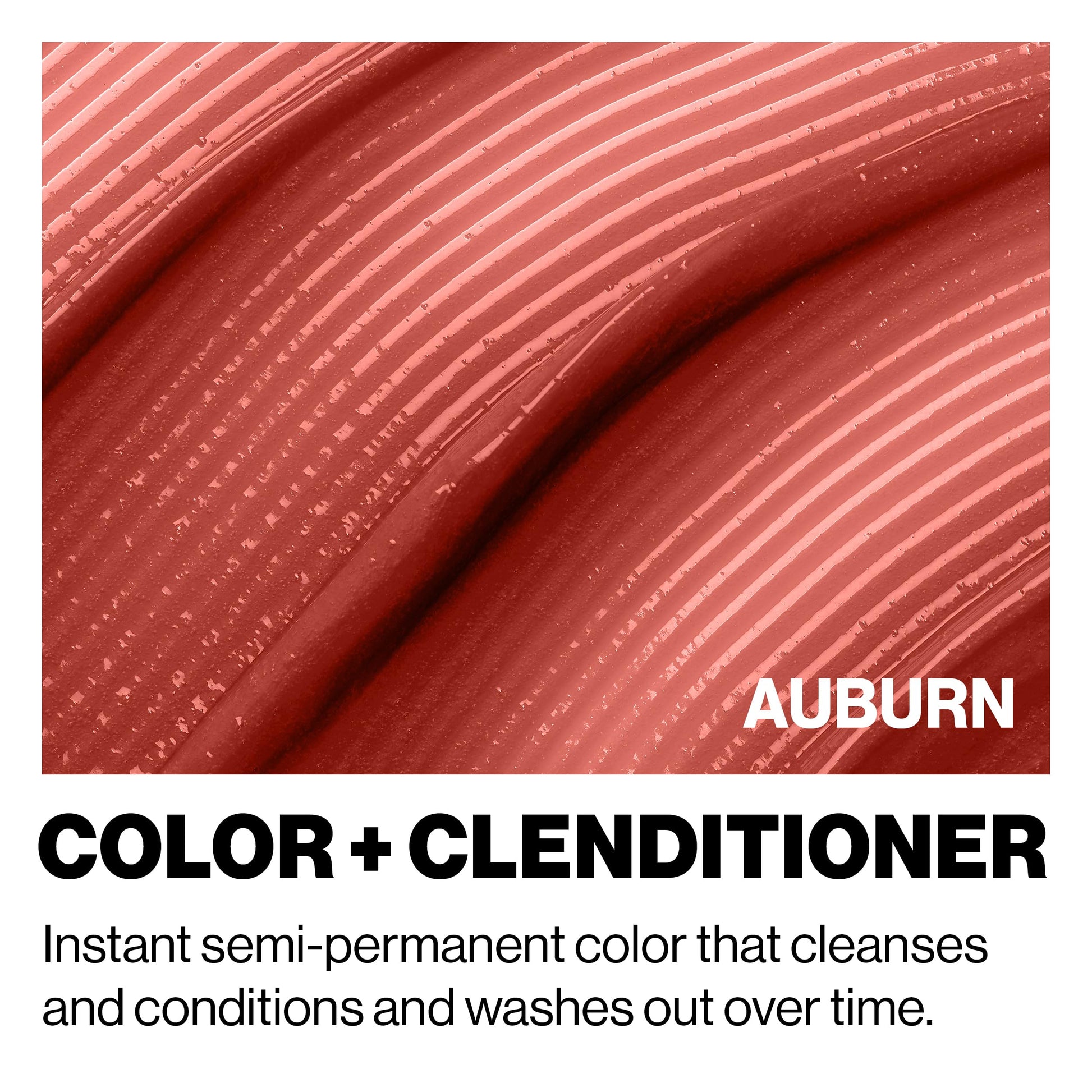 White Smoke Keracolor Color + Clenditioner 3-in-1 Color-Depositing Conditioner, Gently Cleanses & Conditions, Semi-Permanent Auburn Hair Color, 12 Fl Oz