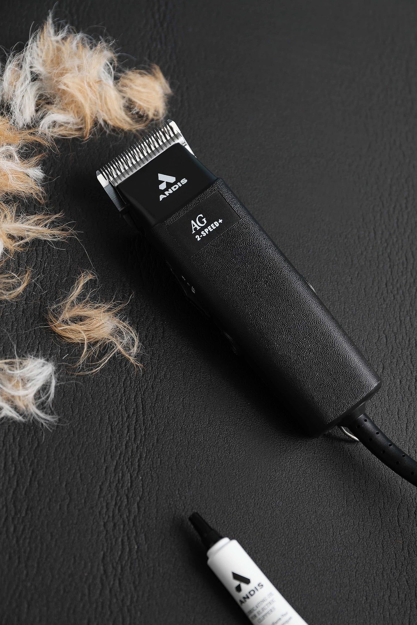 Dark Slate Gray Andis 12845 Ultra-Light 2-Speed Professional-Grade Detachable Blade Clipper, Animal/Dog Grooming, for All Coats & Breeds, AG, Black