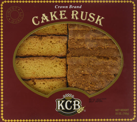 Dark Red KCB - Crown Cake Rusk, 25 Ounce