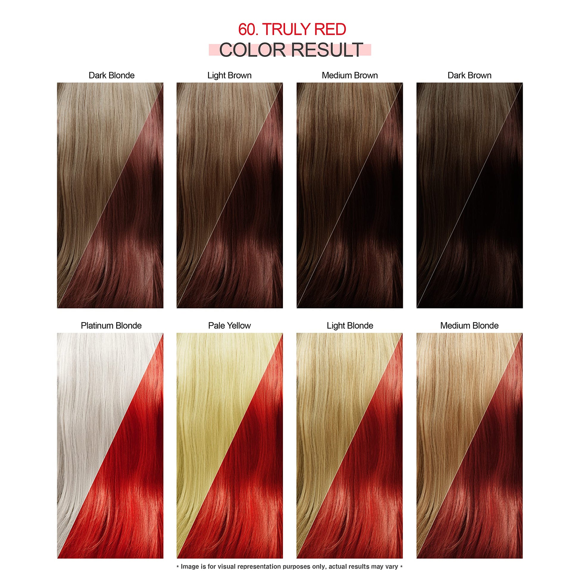 White Smoke Adore Semi Permanent Hair Color - Vegan and Cruelty-Free Hair Dye - 4 Fl Oz - 060 Truly Red (Pack of 3)