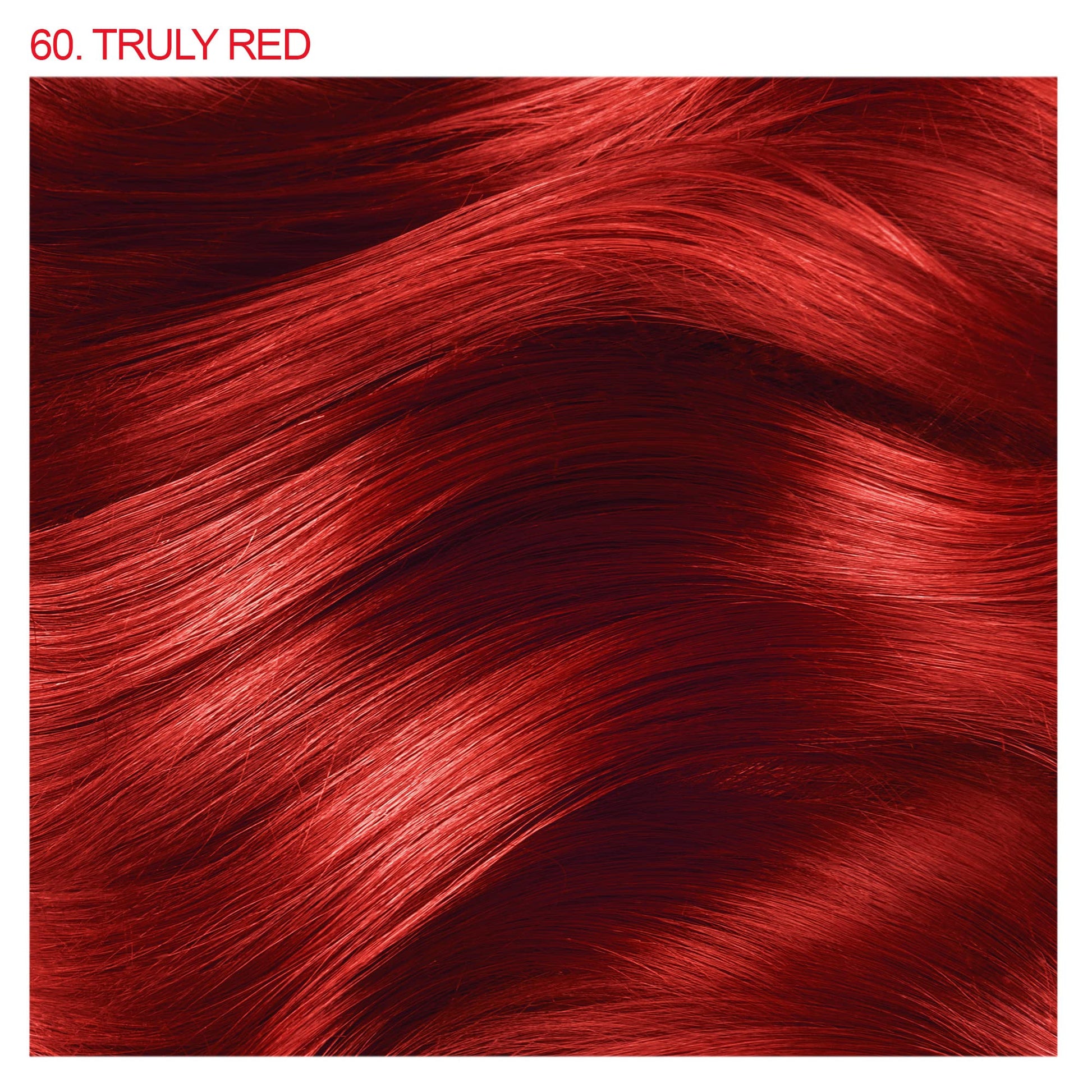 Dark Red Adore Semi Permanent Hair Color - Vegan and Cruelty-Free Hair Dye - 4 Fl Oz - 060 Truly Red (Pack of 3)