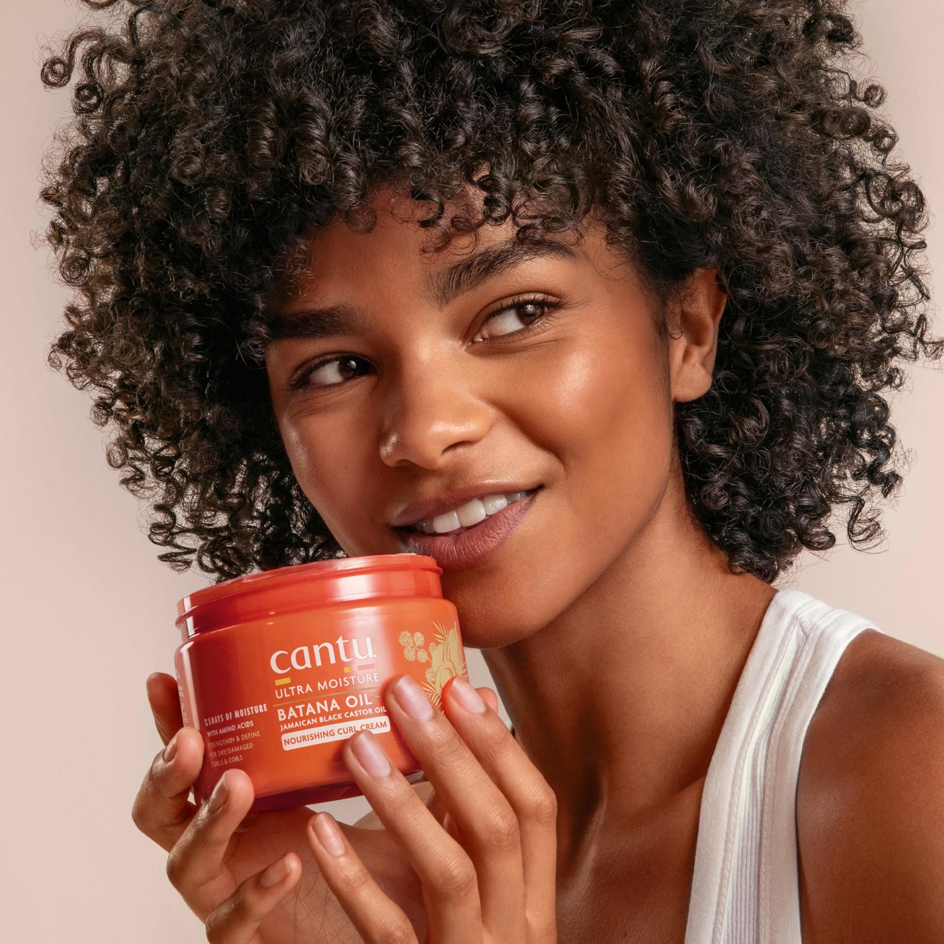 Black Cantu Ultra Moisture Nourishing Curling Cream with Batana Oil + Jamaican Black Castor Oil, 10 oz