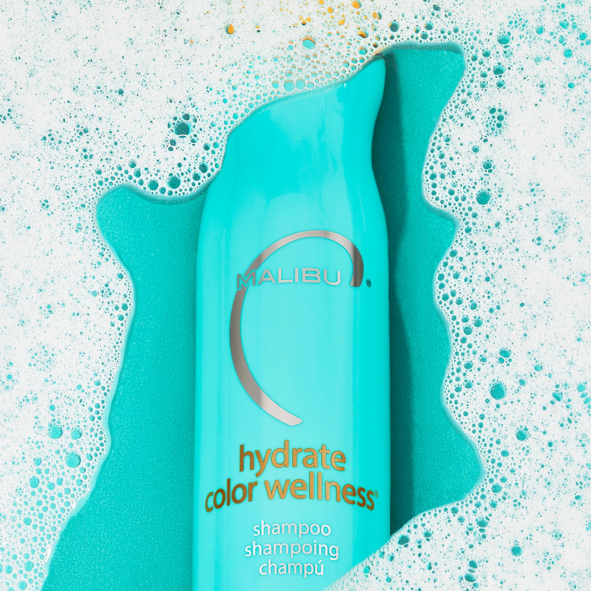 Lavender Malibu C Hydrate Color Wellness Shampoo - Shampoo for Color Treated Hair and Fights Fade - Sulfate Free + Gentle Cleansing Hair Care (9 oz)